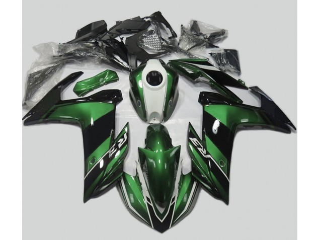 2015-2018 Green and Gloss Black R3 Fairings