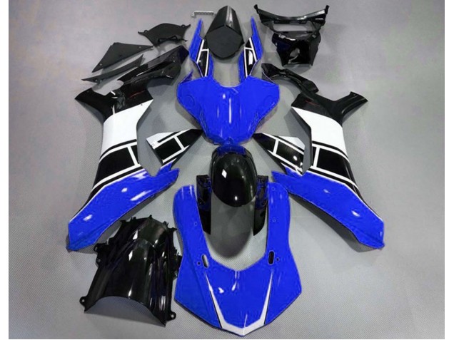 2015-2019 Gloss Blue White and Black R1 Fairings