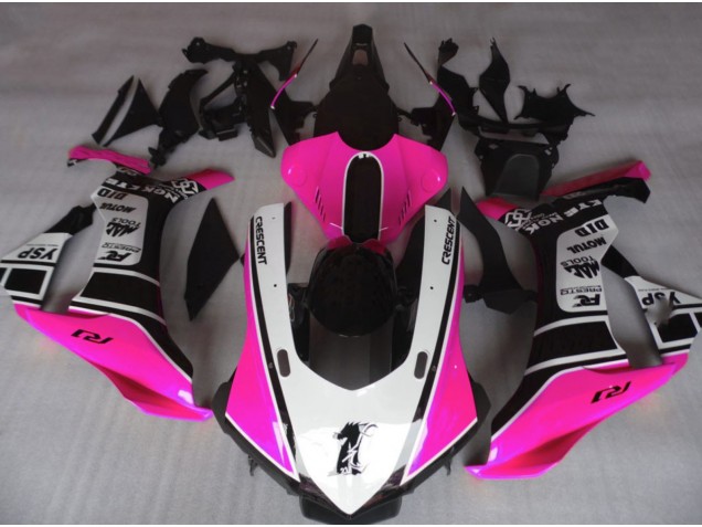 2015-2019 Gloss Pink & White R1 Fairings
