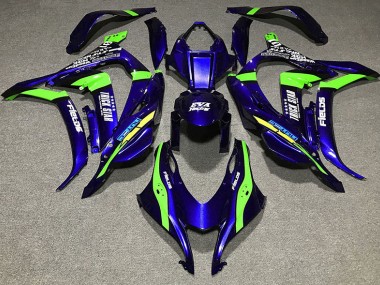 2016-2019 Deep Blue Trickstar ZX10R Fairings