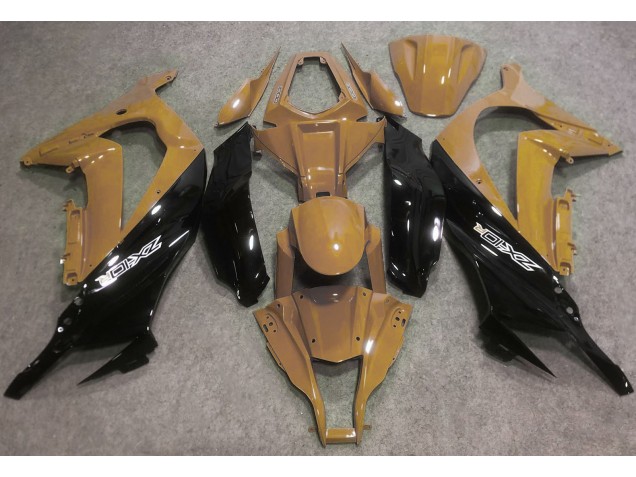 2016-2019 Desert Tan and Black ZX10R Fairings