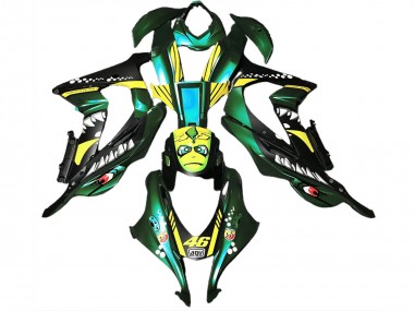 2016-2019 Forest Green Shark ZX10R Fairings