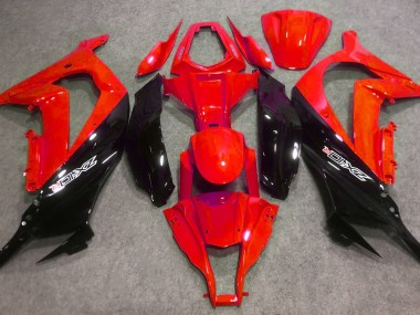 2016-2019 Gloss Red and Black ZX10R Fairings