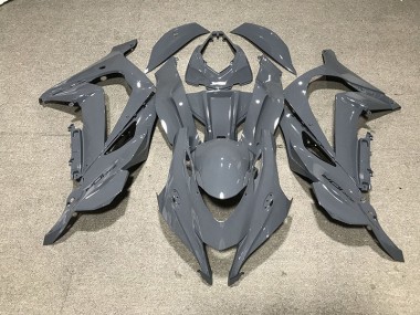 2016-2019 Nardo Grey Black Logo ZX10R Fairings