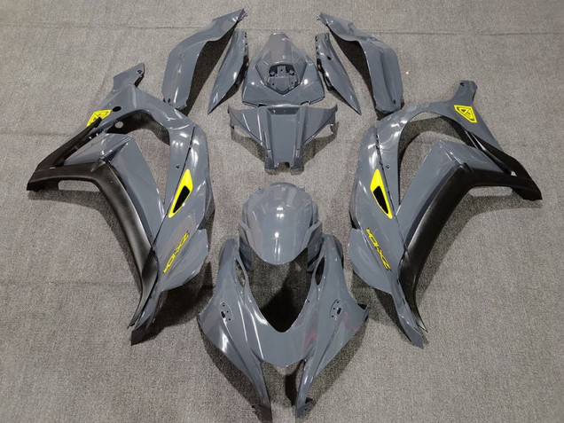 2016-2019 Nardo Grey & Black ZX10R Fairings 2016-2019 Nardo Grey & Black ZX10R Fairings