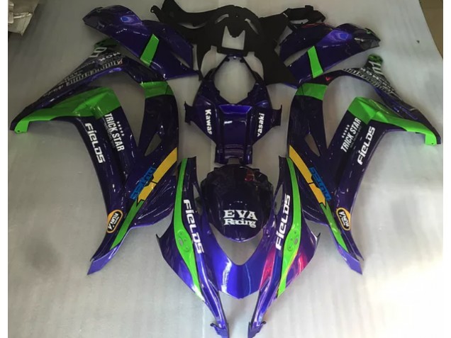 2016-2019 Purple Green and Gloss ZX10R Fairings 2016-2019 Purple Green and Gloss ZX10R Fairings