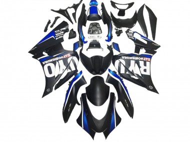 2017-2023 Matte Black & Blue GSXR 1000 Fairings