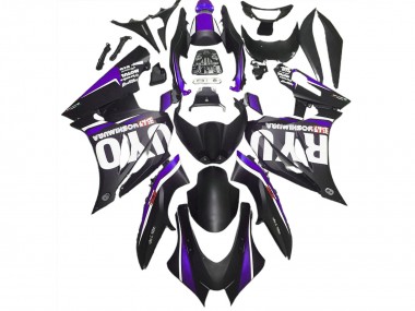 2017-2023 Matte Black & Purple GSXR 1000 Fairings