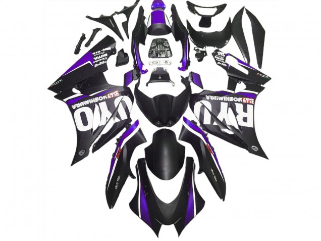 2017-2023 Matte Black & Purple GSXR 1000 Fairings 2017-2023 Matte Black & Purple GSXR 1000 Fairings
