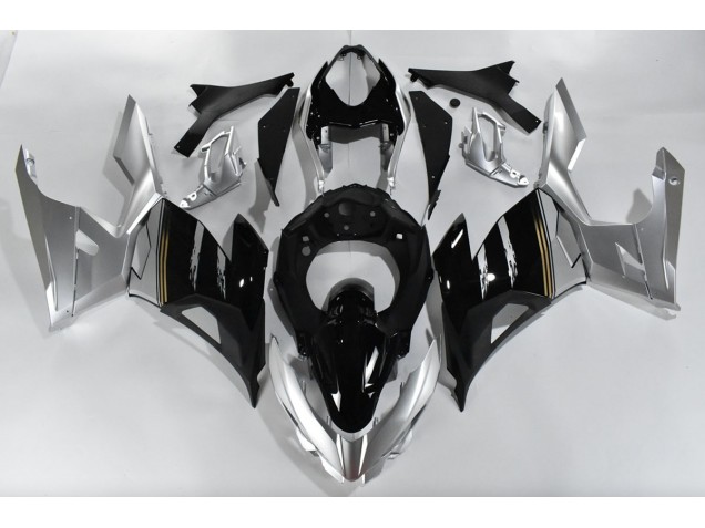 2018-2023 Silver and Black Ninja 400 Fairings 2018-2023 Silver and Black Ninja 400 Fairings